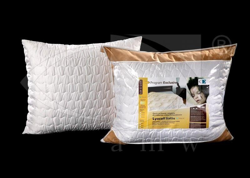 Lyocell Satin kolor biały- 50x60 - Poduszka antyalergiczna