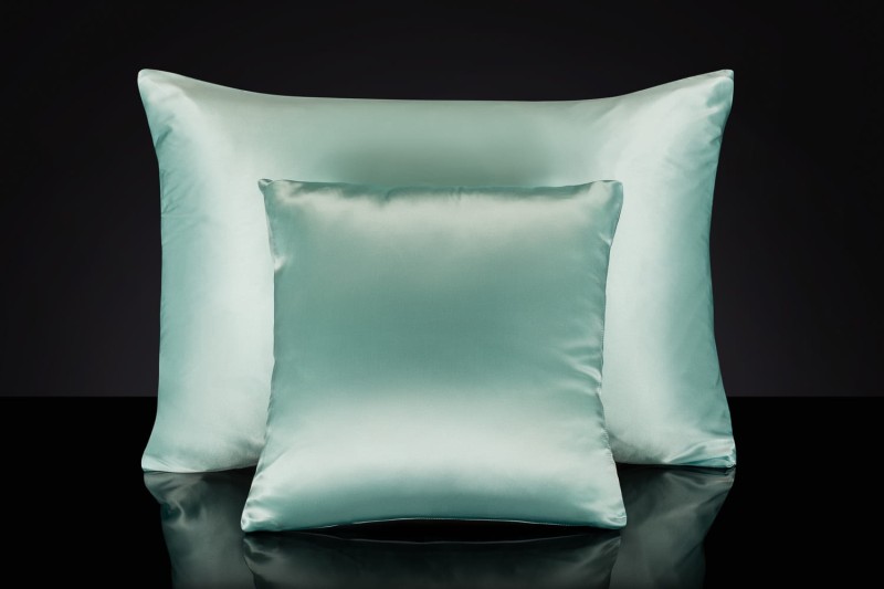 Malbery Jedwabna Poszewka 40/60 na Poduszkę - wzór: Mint