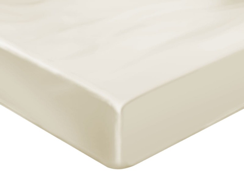Seven Jedwabne Prześcieradło 120/200 (z gumką) - kolor: Ecru 19mm