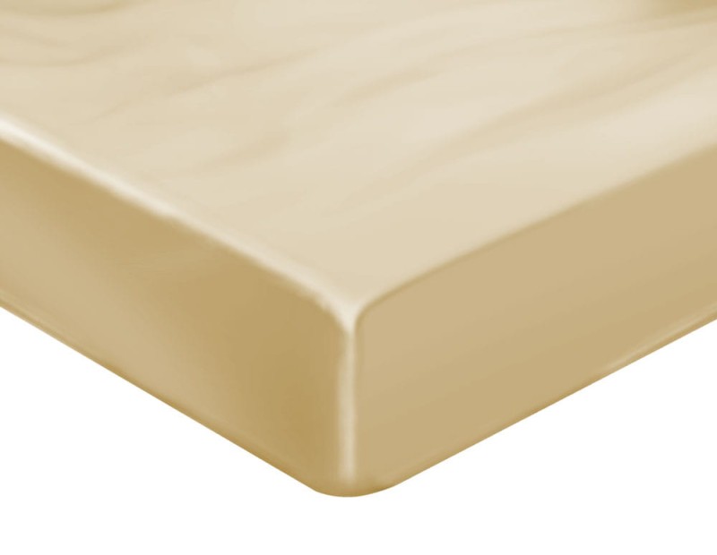 Seven Jedwabne Prześcieradło 220/200 (z gumką) - kolor: Złoty