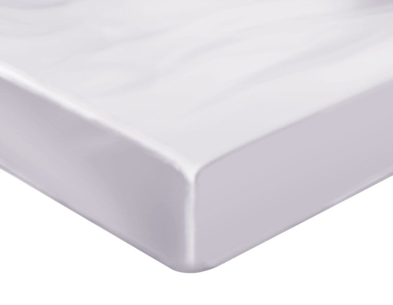 Seven Jedwabne Prześcieradło 140/200 (z gumką) - kolor: Srebrny Jasny