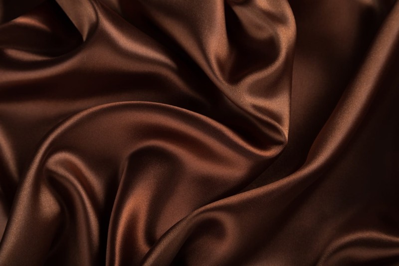 Malbery Jedwabna Poszewka 50/70 na Poduszkę - wzór: Dark Chocolate