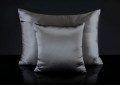 Zestaw: Malbery 160/200 +2x 70/80 Pościel Jedwabna - wzór: Dark Gray - Zdjęcie 2