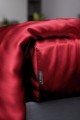 Zestaw: Seven 140/200+1x 50/70 Pościel jedwabna - kolor: Red - Zdjęcie 2