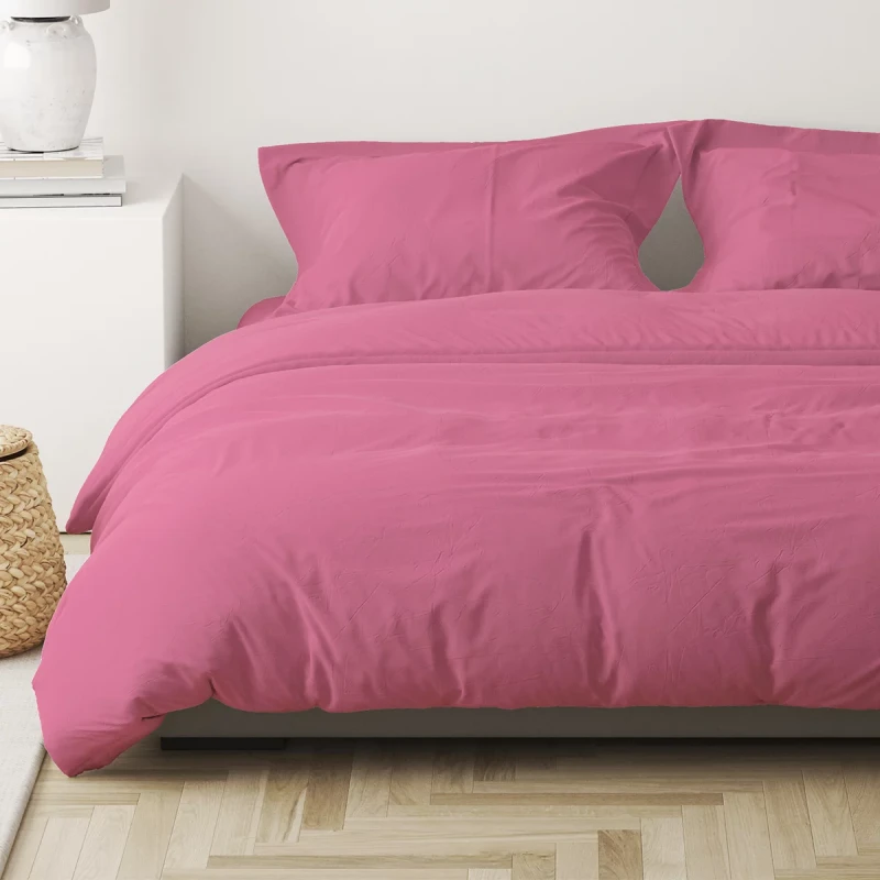 Pościel Jersey 160/200 + 2x 70/80 kolor: ciemny róż