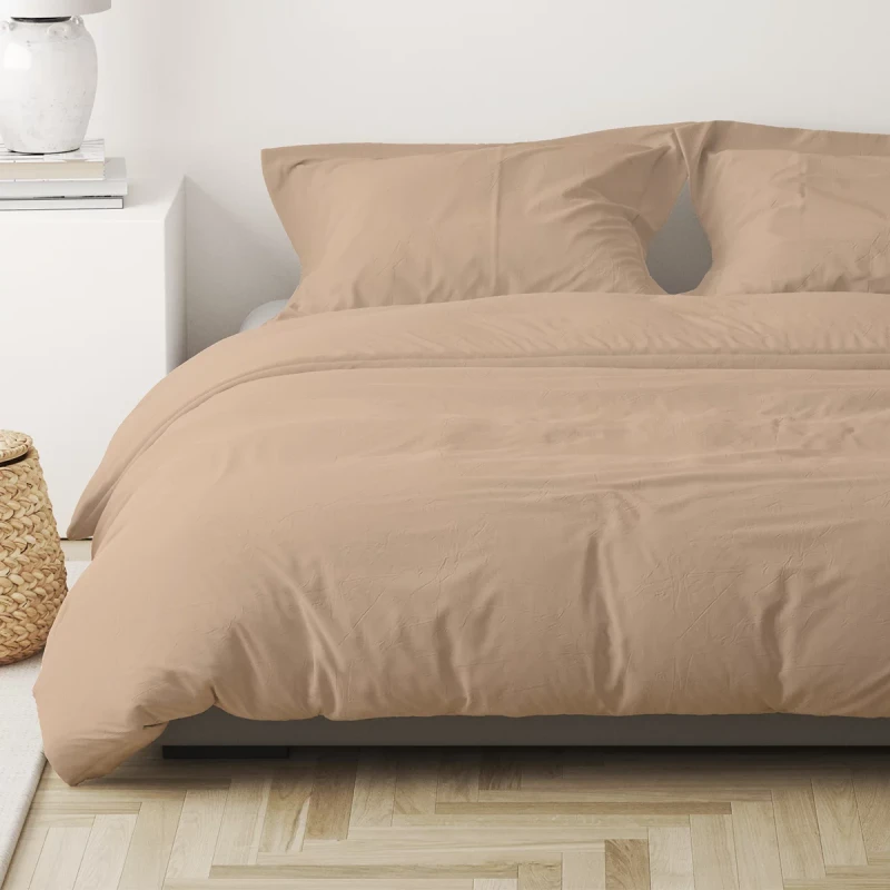 Pościel Jersey 160/200 + 2x 70/80 kolor: beżowy