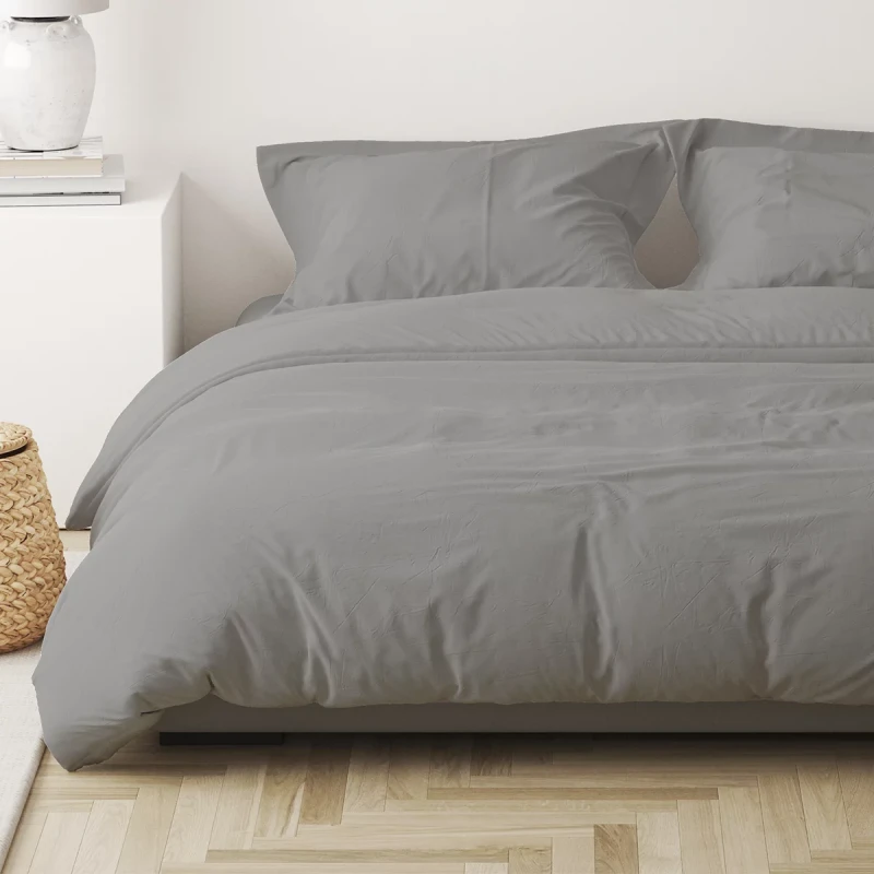 Pościel Jersey 180/200 +2x 50/70 kolor: szary 